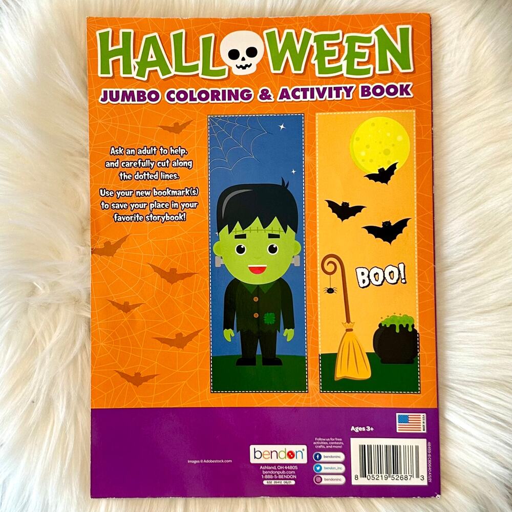 Halloween Giant/Jumbo Coloring/Activity Books & Sticker Activity Books Bundle - Picture 9 of 11